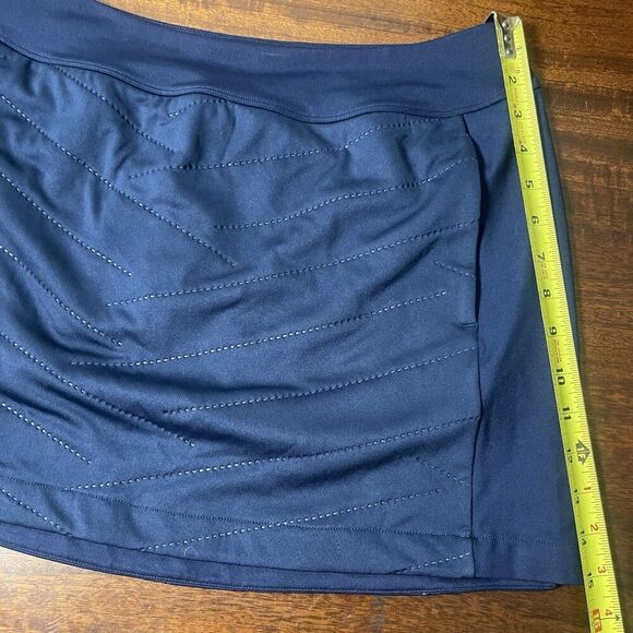 Under Armour ColdGear Reactor skirt Navy Blue Size Large NWT Storm Fitted Warm - Picture 3 of 7